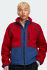 Mens Westport Fleece Jacket Carmine Red/Oxford Navy 7223M