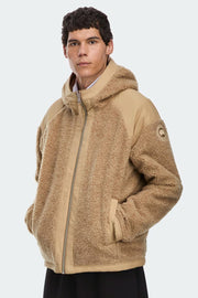 Mens Alberni Reversible Fleece Bomber Desert Sand/Desert Sand 7067M
