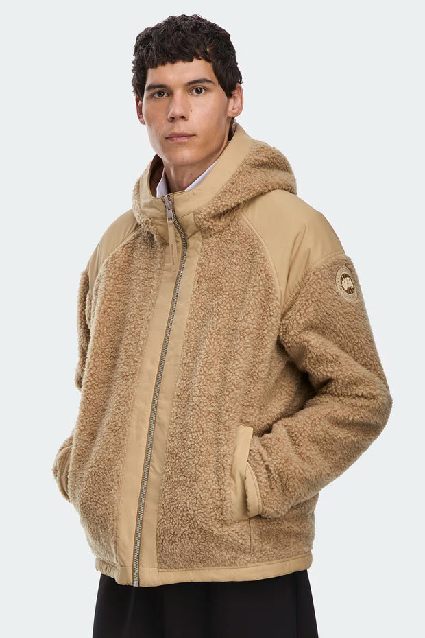 Mens Alberni Reversible Fleece Bomber Desert Sand/Desert Sand 7067M