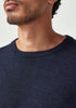 Mens Miles Crew Sweater - Dark Navy/Ecru 100184