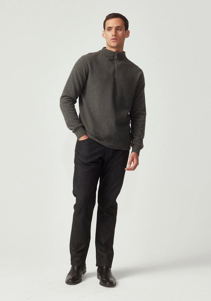 Mens Cassum Half Zip Sweater  Thunder 1744