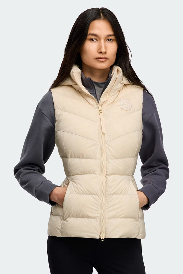 Womens Clair Vest  Tonal Disc Linen 2333WT