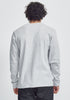 Mens Brent Waffle Long Sleeve Tee Grey Marle 900011