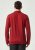 Mens Pua Zip Shirt  Bordeaux 9379