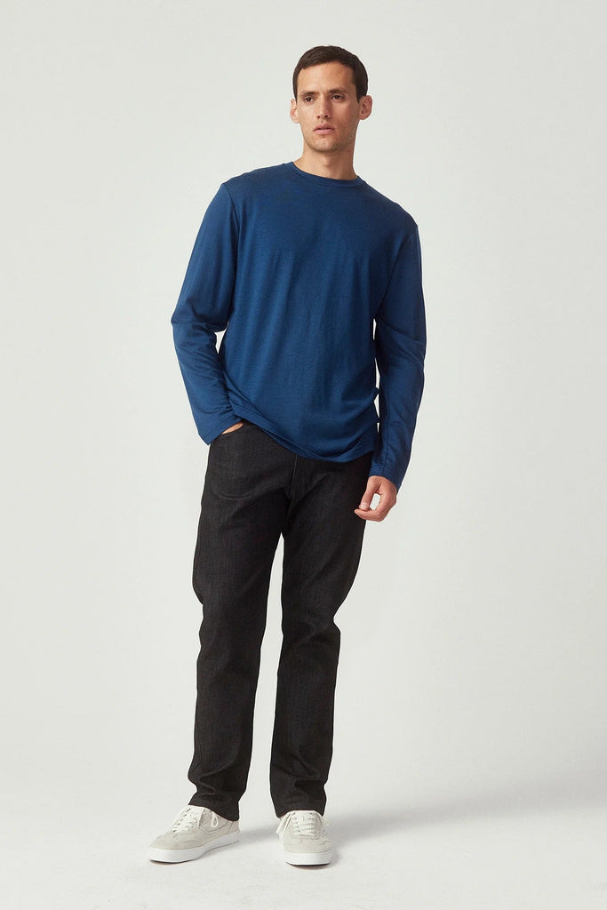 Mens Mountainsilk Crew  Deep Lake 9528