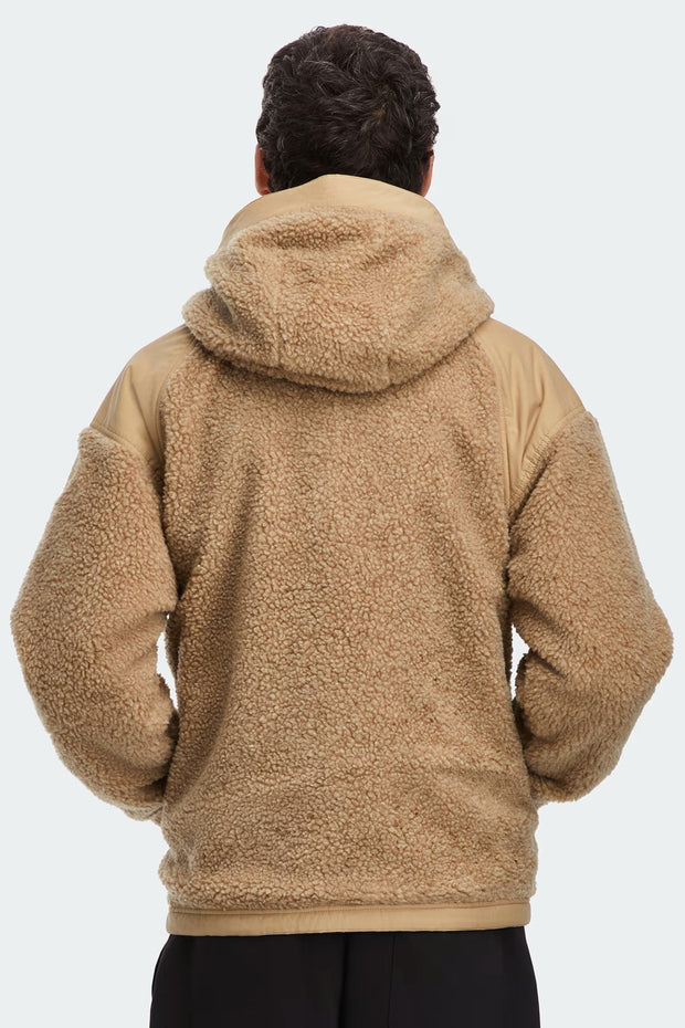 Mens Alberni Reversible Fleece Bomber Desert Sand/Desert Sand 7067M