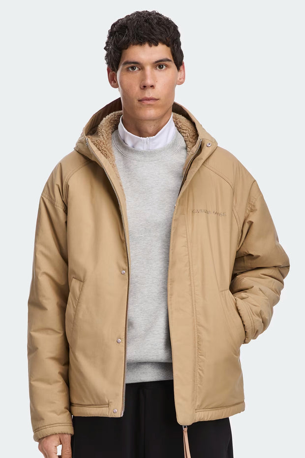 Mens Alberni Reversible Fleece Bomber Desert Sand/Desert Sand 7067M
