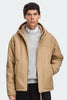 Mens Alberni Reversible Fleece Bomber Desert Sand/Desert Sand 7067M