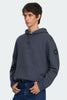 Mens Loon Hoodie Black Disc Dusk Blue 1284MB
