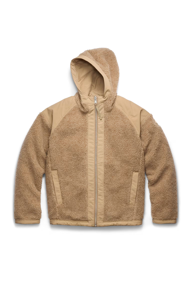 Mens Alberni Reversible Fleece Bomber Desert Sand/Desert Sand 7067M