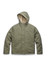 Mens Alberni Reversible Fleece Bomber Light Tan/ Smokey Sage 7067M