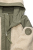 Mens Alberni Reversible Fleece Bomber Light Tan/ Smokey Sage 7067M