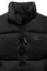 Womens Fallon Puffer Vest Tonal Disc Black 1754WT