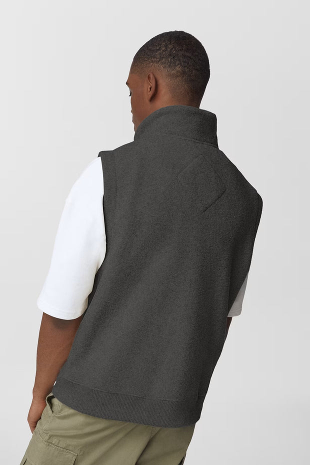 Mens Mersey Fleece Vest HUMANATURE Quarry Grey 7052MB