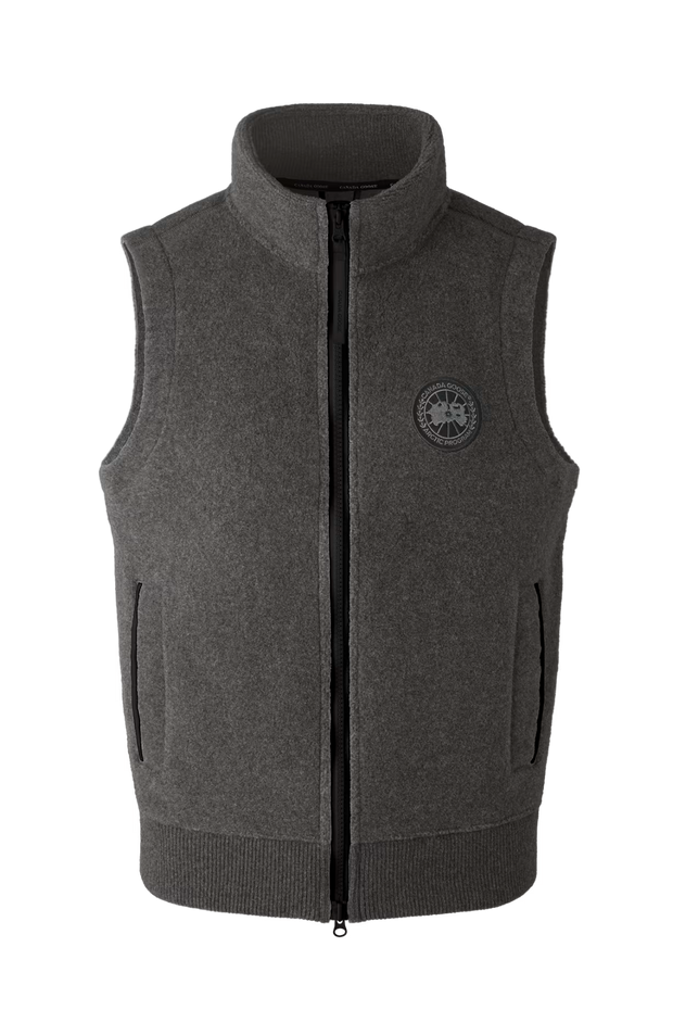 Mens Mersey Fleece Vest HUMANATURE Quarry Grey 7052MB