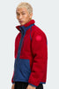 Mens Westport Fleece Jacket Carmine Red/Oxford Navy 7223M