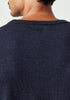 Mens Miles Crew Sweater - Dark Navy/Ecru 100184