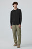 Mens Gladstone Long Sleeve T-Shirt Black  1402MT