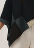 Womens Empress Poncho  Jet/Slate Multi 1677