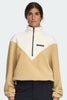 Womens Tayen Colour Block Fleece Quarter Zip Bone/Timbersand 7239W