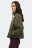 Womens Simcoe Zip Up Fleece Sweater Jacket Black Label Smokey Sage