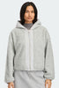 Womens Alberni Fleece Bomber Silverbirch Heather/ Silverbirch 7068W