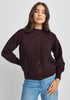 Womens Nyra Cardi Cocoa 100223