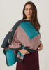 Womens Empress Poncho  Rose Dust/Glacier Multi 1677