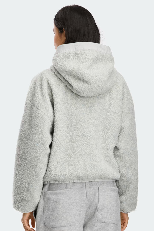 Womens Alberni Fleece Bomber Silverbirch Heather/ Silverbirch 7068W