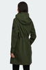 Womens Cardero Rain Jacket Black Disc Moss Khaki 5636WB