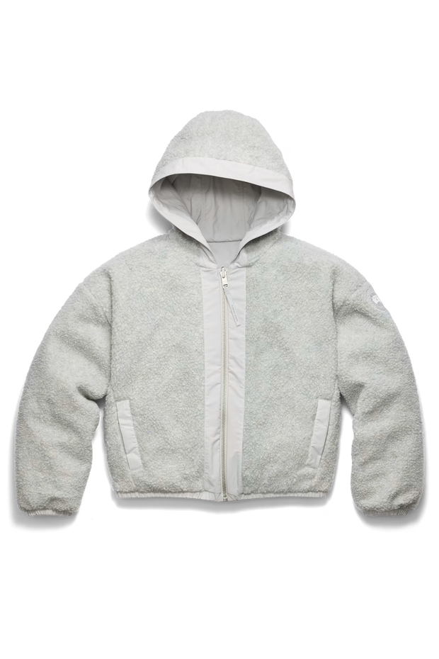 Womens Alberni Fleece Bomber Silverbirch Heather/ Silverbirch 7068W