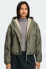 Womens Alberni Fleece Bomber Light Tan/ Smokey Sage 7068W