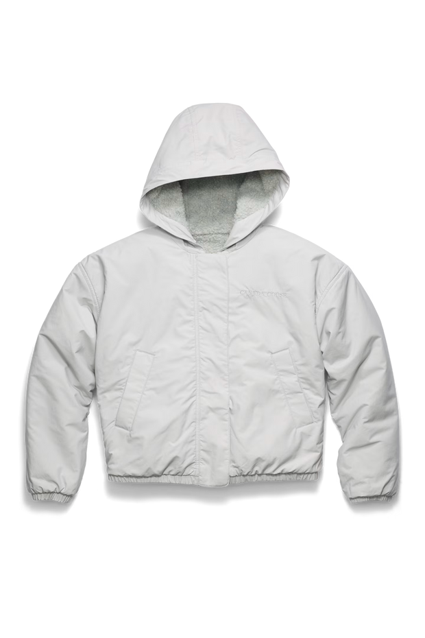 Womens Alberni Fleece Bomber Silverbirch Heather/ Silverbirch 7068W