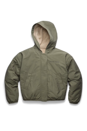 Womens Alberni Fleece Bomber Light Tan/ Smokey Sage 7068W