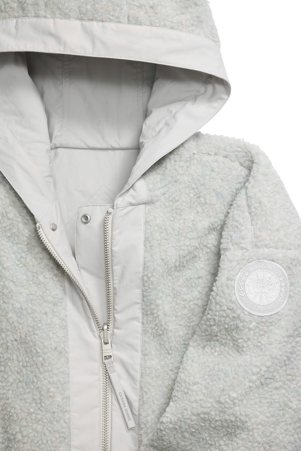 Womens Alberni Fleece Bomber Silverbirch Heather/ Silverbirch 7068W