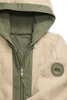 Womens Alberni Fleece Bomber Light Tan/ Smokey Sage 7068W