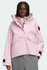 Womens Tofino Rain Jacket Black Disc Bloom Pink 5632WB