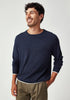 Mens Miles Crew Sweater - Dark Navy/Ecru 100184