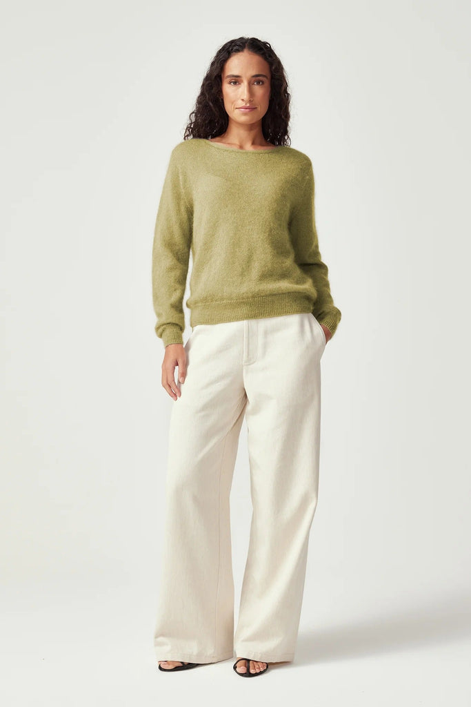 Womens Muse Sweater Pale Sprig 100381