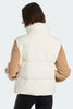 Womens Grandview Cropped Vest Black Label North Star White 2267WB