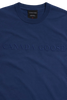 Mens Ocra Embroidered T-Shirt Oxford Blue 1340M1