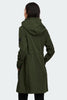 Womens Cardero Rain Jacket Black Disc Moss Khaki 5636WB