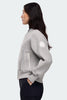 Womens Sierra Fleece Bomber White Label Silverbirch Heather 7224WW