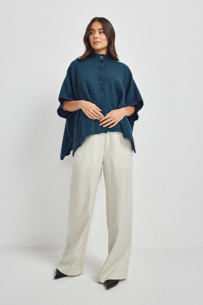 Womens Anne Cape Deep Teal 100414