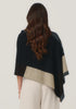 Womens Empress Poncho  Jet/Slate Multi 1677