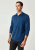 Mens Pua Zip Shirt  Deep Lake 9379