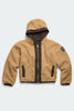 Womens Alberni Fleece Bomber  Ecru Beige/Terra