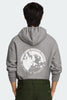 Mens Rove Globe Relaxed Full Zip Stone Heather 1476M3