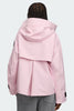 Womens Tofino Rain Jacket Black Disc Bloom Pink 5632WB