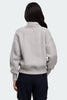 Womens Sierra Fleece Bomber White Label Silverbirch Heather 7224WW